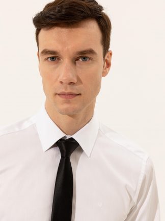 پیراهن رسمی مردانه سفید کاشارل