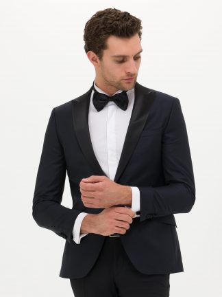 کت مردانه سرمه ای کاشارل