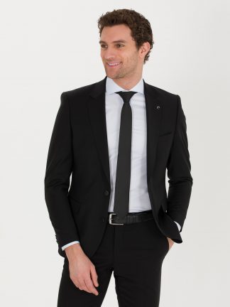 کت مردانه مشکی کاشارل