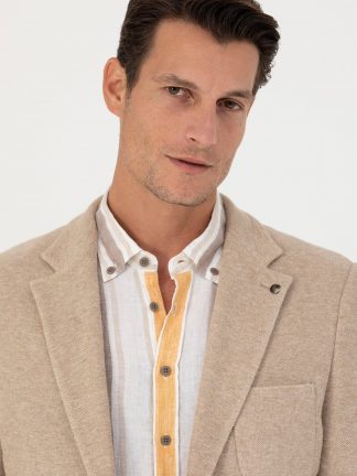 کت مردانه بژ کاشارل