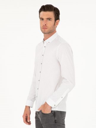 پیراهن مردانه خاکستری روشن کاشارل