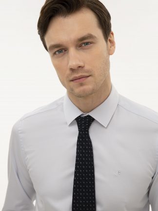 پیراهن رسمی مردانه آبی روشن کاشارل