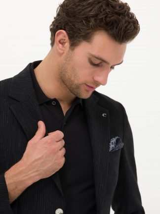 کت مردانه مشکی کاشارل