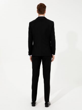 کت و شلوار مردانه مشکی کاشارل