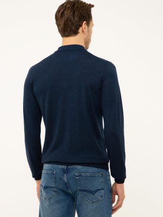 پلیور مردانه سرمه ای کاشارل