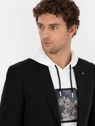 کت مردانه مشکی کاشارل