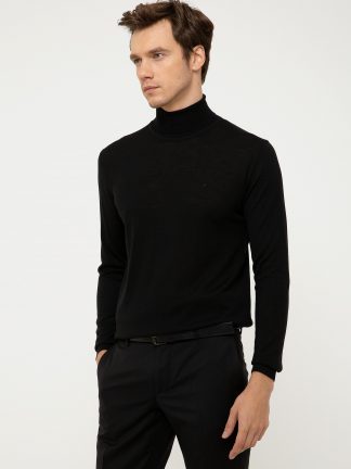 پلیور مردانه مشکی کاشارل