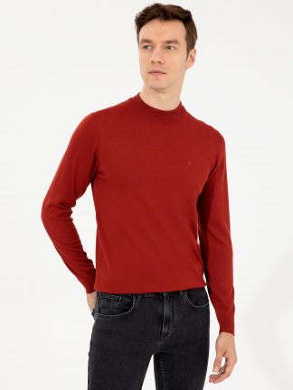 پلیور مردانه آجری کاشارل