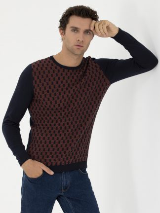 پلیور مردانه سرمه ای کاشارل