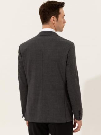 کت مردانه خاکی ملانژ کاشارل