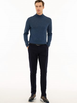 پلیور مردانه نیلی کاشارل