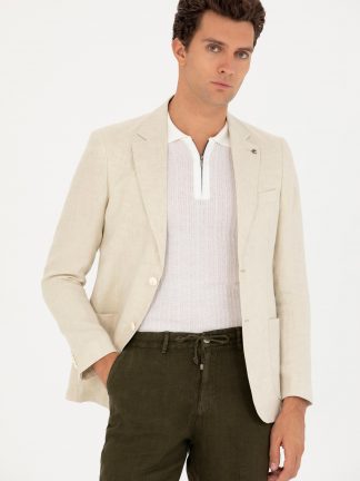 کت مردانه بژ کاشارل