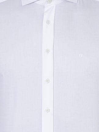 پیراهن رسمی مردانه سفید کاشارل