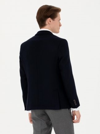 کت مردانه سرمه ای کاشارل