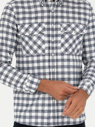 پیراهن مردانه سرمه ای کاشارل