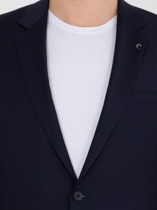 کت مردانه سرمه ای کاشارل