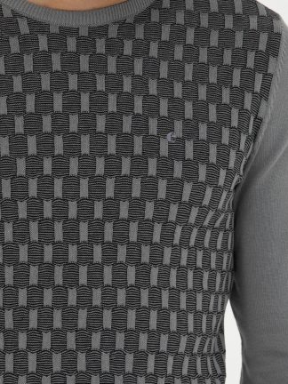 پلیور مردانه خاکستری کاشارل