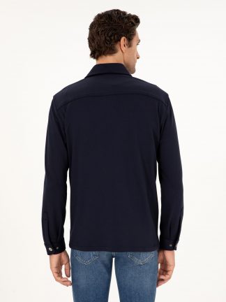 کت مردانه سرمه ای کاشارل