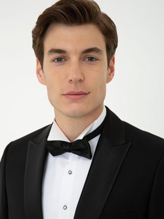 کت و شلوار مردانه مشکی کاشارل