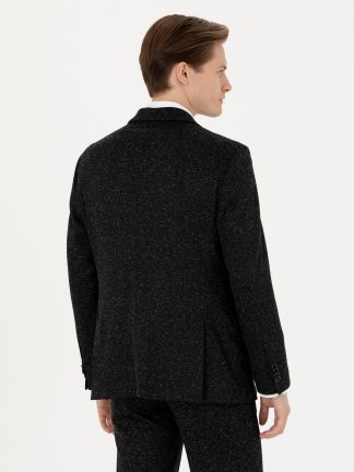 کت مردانه مشکی کاشارل