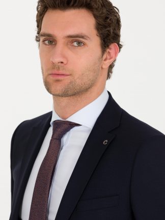 کت مردانه سرمه ای کاشارل