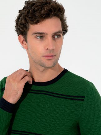 پلیور مردانه خاکی روشن کاشارل