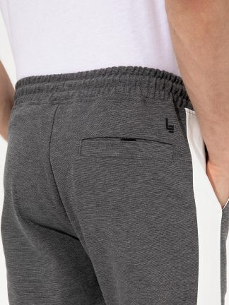 شلوار راحتی مردانه خاکی ملانژ کاشارل