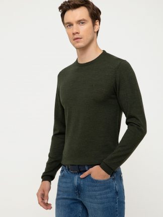 پلیور مردانه خاکی روشن کاشارل