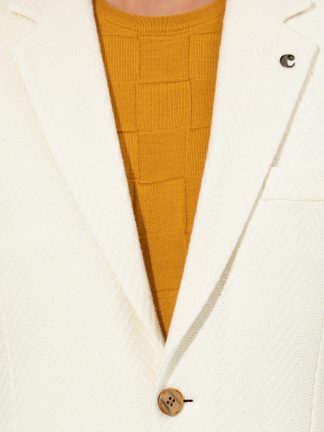 کت مردانه سفید کاشارل