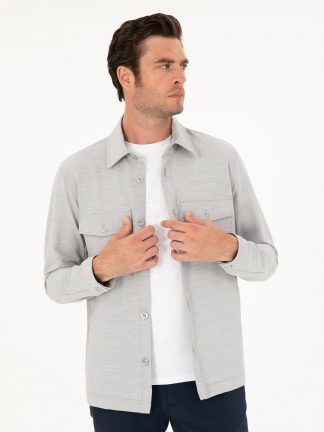 کت مردانه خاکستری کاشارل