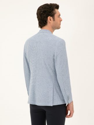 کت مردانه آبی روشن کاشارل