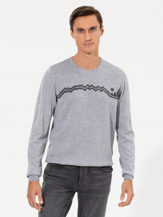 پلیور مردانه خاکستری کاشارل