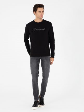 سویشرت مردانه مشکی کاشارل