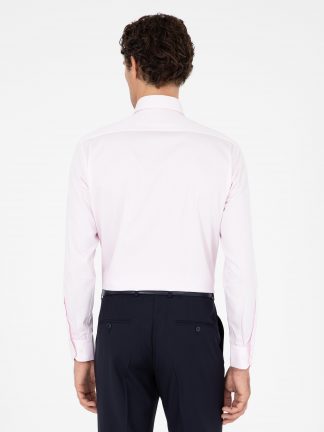 پیراهن رسمی مردانه صورتی روشن کاشارل