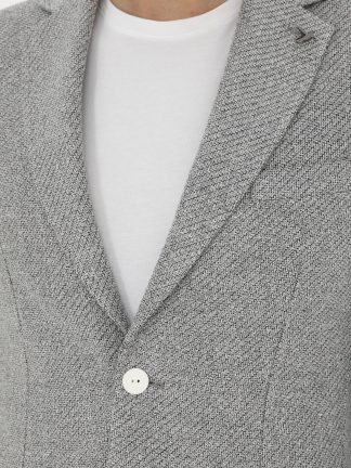 کت مردانه خاکستری روشن کاشارل