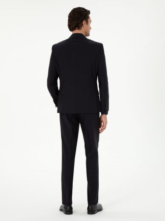 کت و شلوار مردانه سرمه ای کاشارل