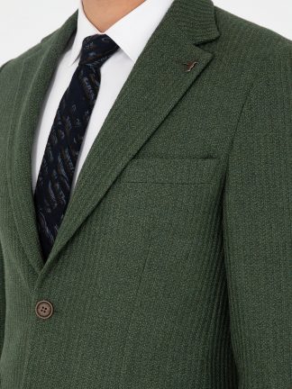 کت مردانه خاکی روشن کاشارل