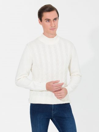 پلیور مردانه بژ کاشارل