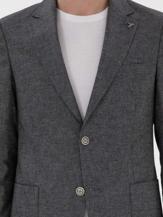 کت مردانه خاکستری تیره کاشارل