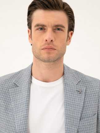 کت مردانه آبی کاشارل