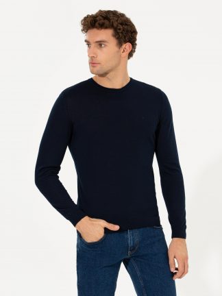 پلیور مردانه سرمه ای کاشارل