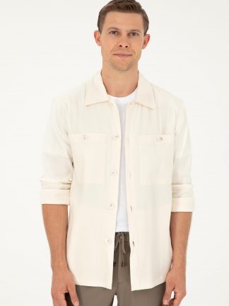 کت مردانه بژ کاشارل