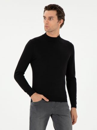 پلیور مردانه مشکی کاشارل