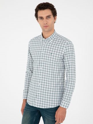 پیراهن مردانه خاکی روشن کاشارل