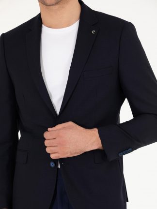 کت مردانه سرمه ای کاشارل