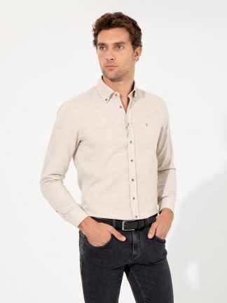 پیراهن مردانه بژ کاشارل