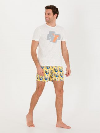 مایو مردانه زرد کاشارل