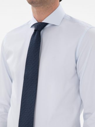 پیراهن رسمی مردانه آبی روشن کاشارل