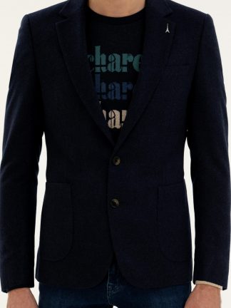 کت مردانه سرمه ای کاشارل