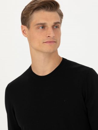 پلیور مردانه مشکی کاشارل